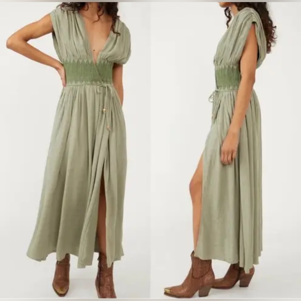 Free People Devon Maxi Dress, MEDIUM NWOT - Picture 2 of 6